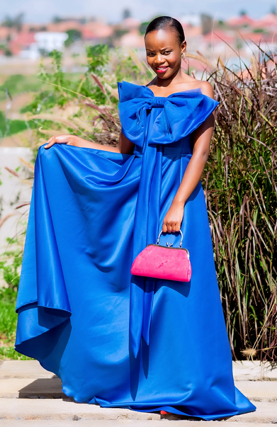 Karabo Blue long dress image