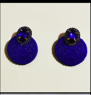 Ruby Blue Earrings image